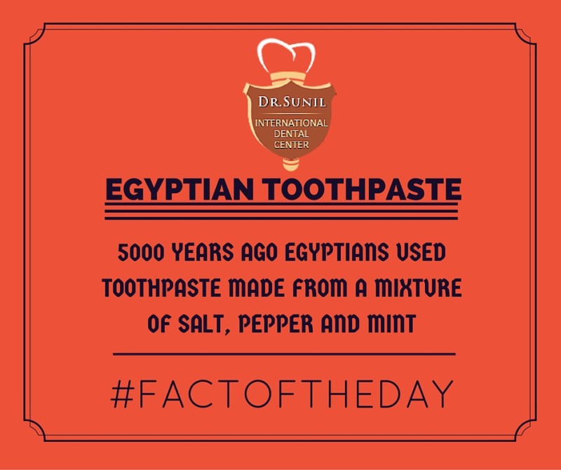 Facts about egyptian toothpaste